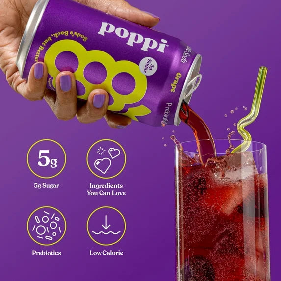 POPPI GRAPE CAN 12/ 12OZ