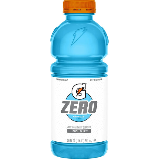 GATORADE -  ZERO COOL BLUE -20OZ (3X8PK)