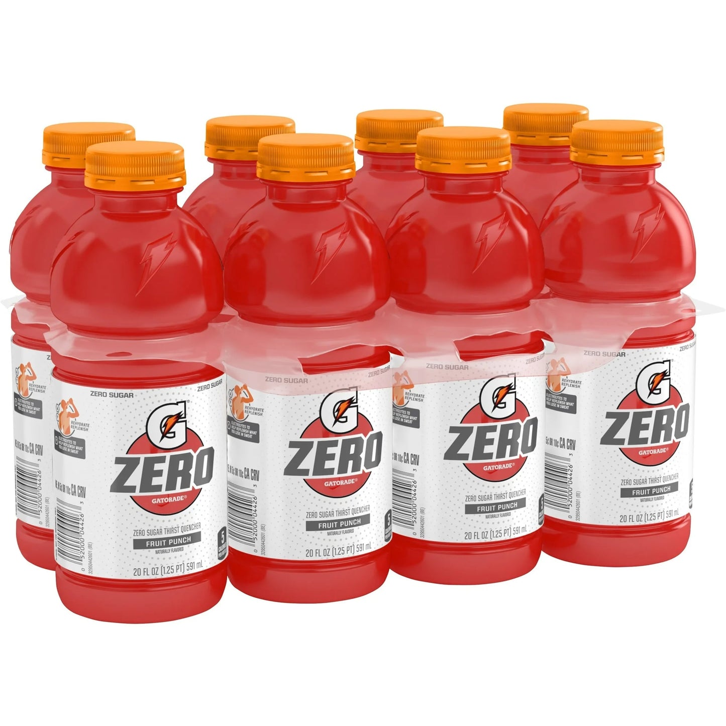 GATORADE -  ZERO FRUIT PUNCH -20OZ (3X8PK)
