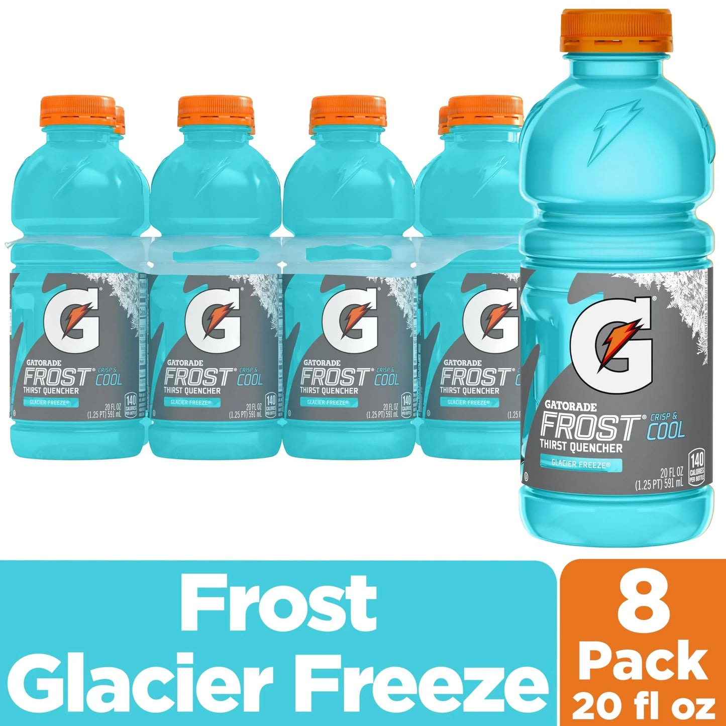 GATORADE - GLACIER FREEZE 20OZ (3X8PK)