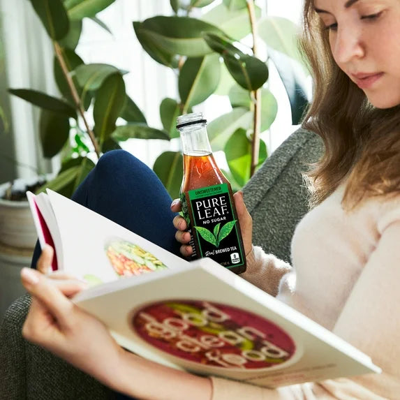 PURE LEAF - UNSWEETENED TEA - 18.5OZ -12PK