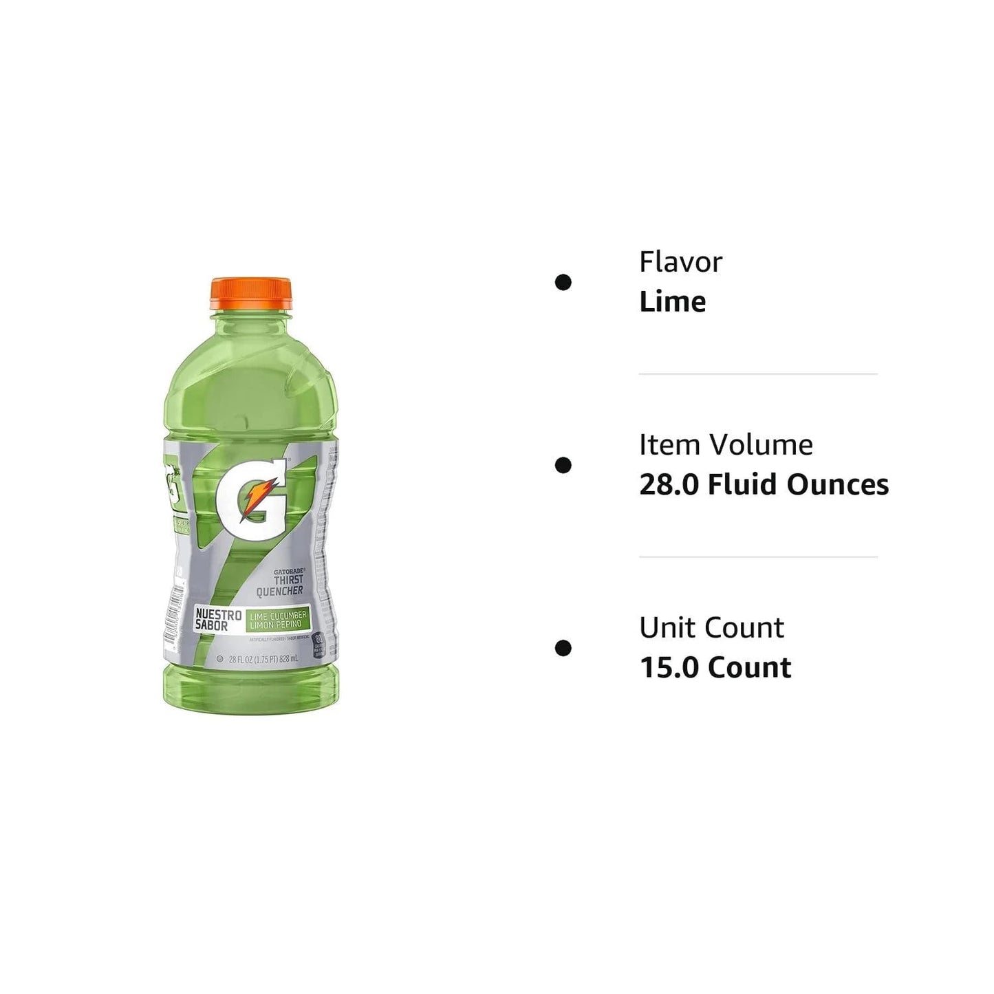 GATORADE -  LIME CUCUMBER -28OZ