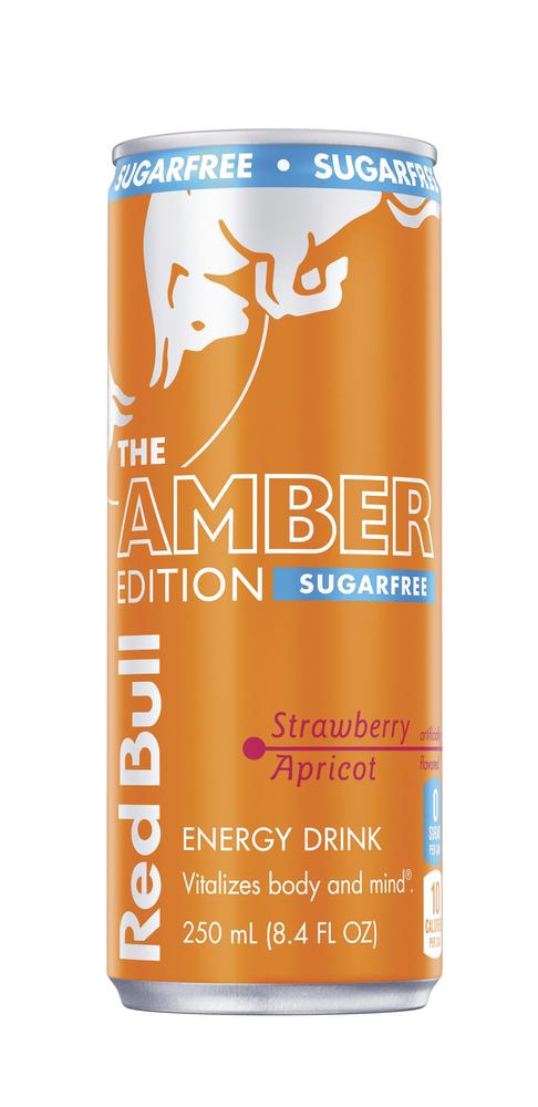 Red Bull® The Amber Edition Sugar Free Strawberry Apricot Energy Drink - 8.4 oz