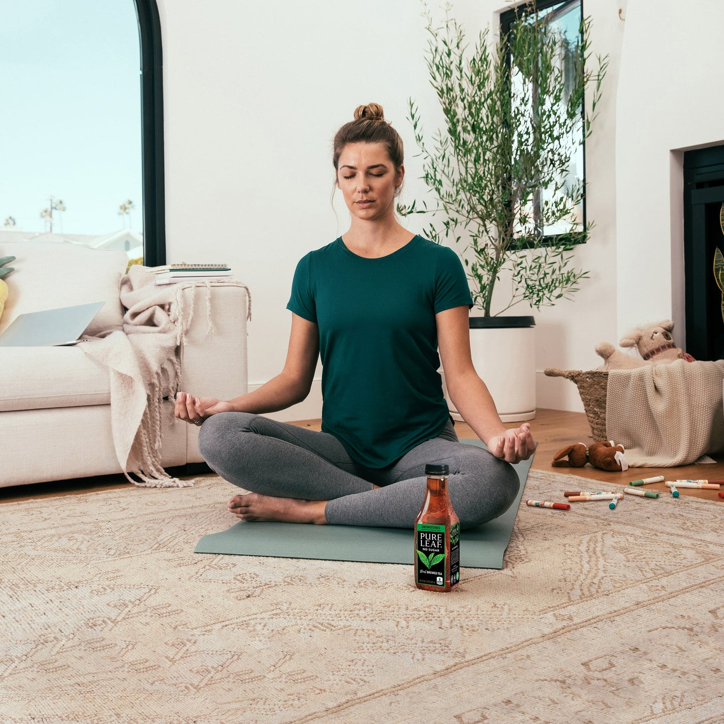 PURE LEAF - UNSWEETENED TEA - 18.5OZ -12PK