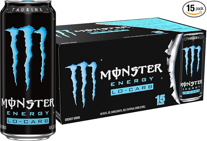 Monster Energy, Lo-Carb Monster, 16 floz