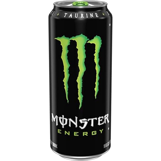 Monster Energy Drink, Green, Original, 16floz