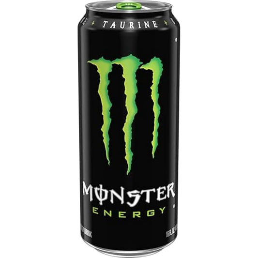 Monster Energy Drink, Green, Original, 16floz