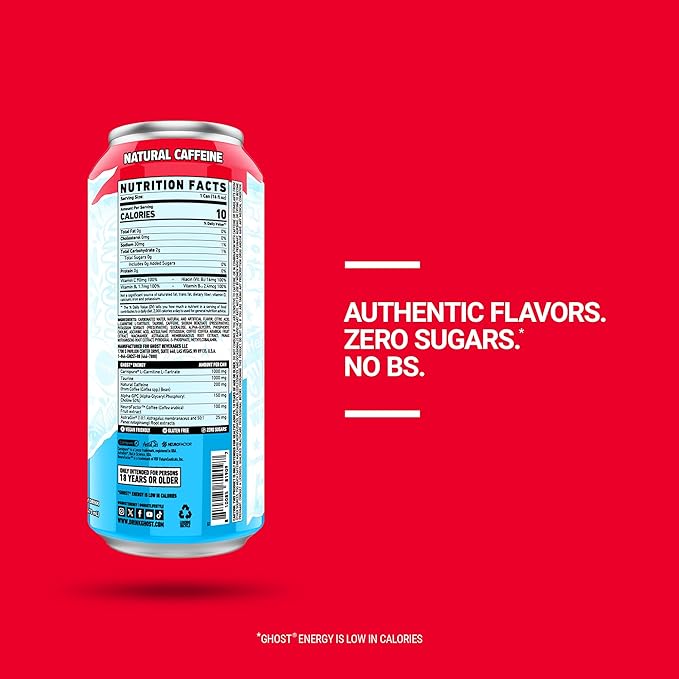GHOST ENERGY -'MERICA POP -16FLOZ