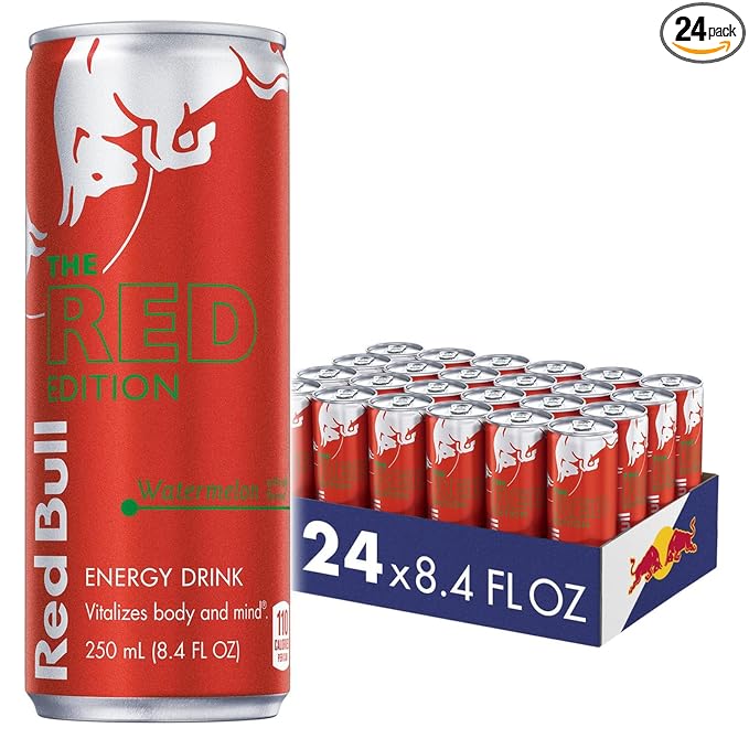 Red Bull Red Edition Watermelon Energy Drink, 8.4 Fl Oz