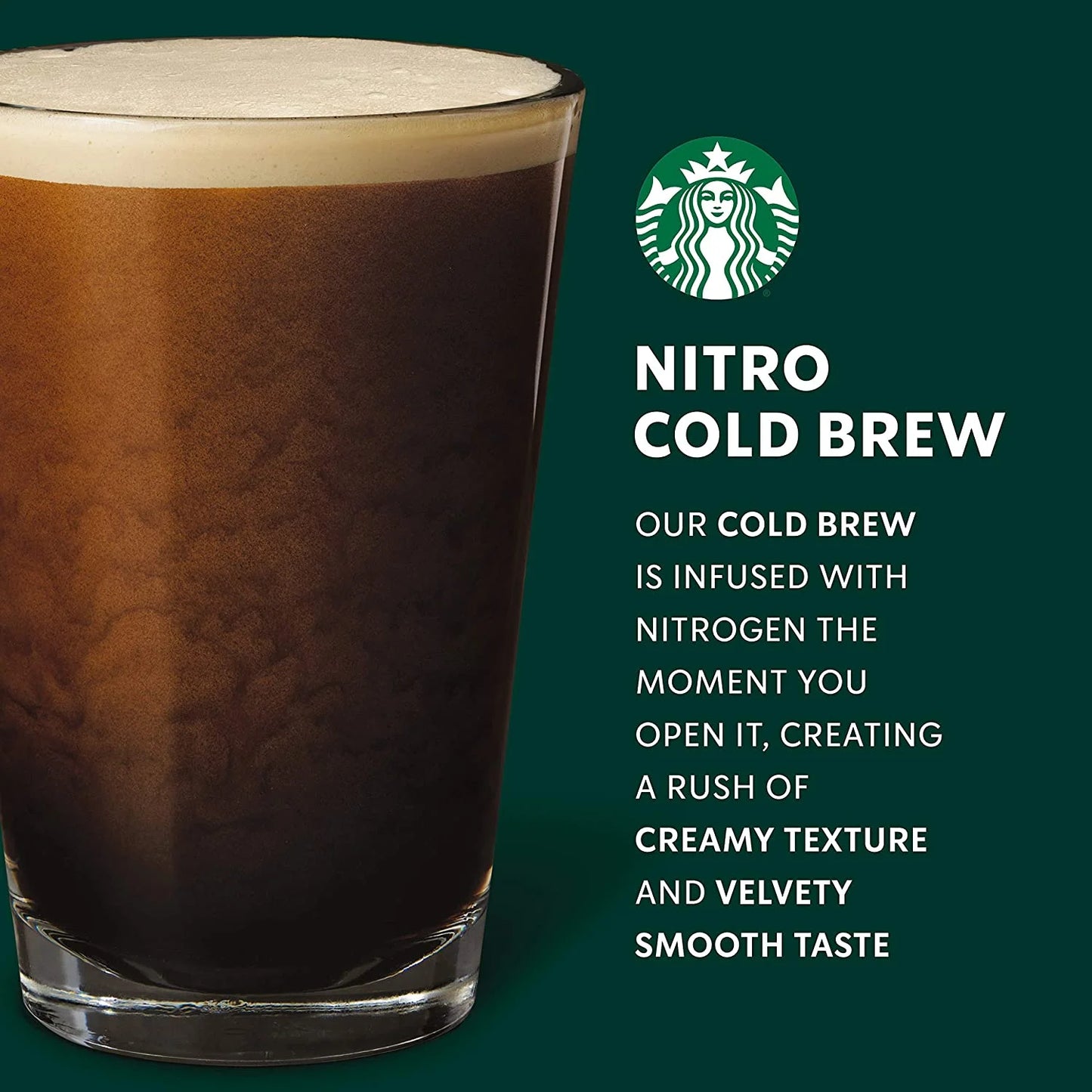 STARBUCKS -  NITRO  CB SWEET CREAM - 9.6OZ