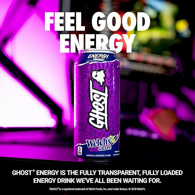 GHOST ENERGY - WELCH'S GRAPE -16FLOZ