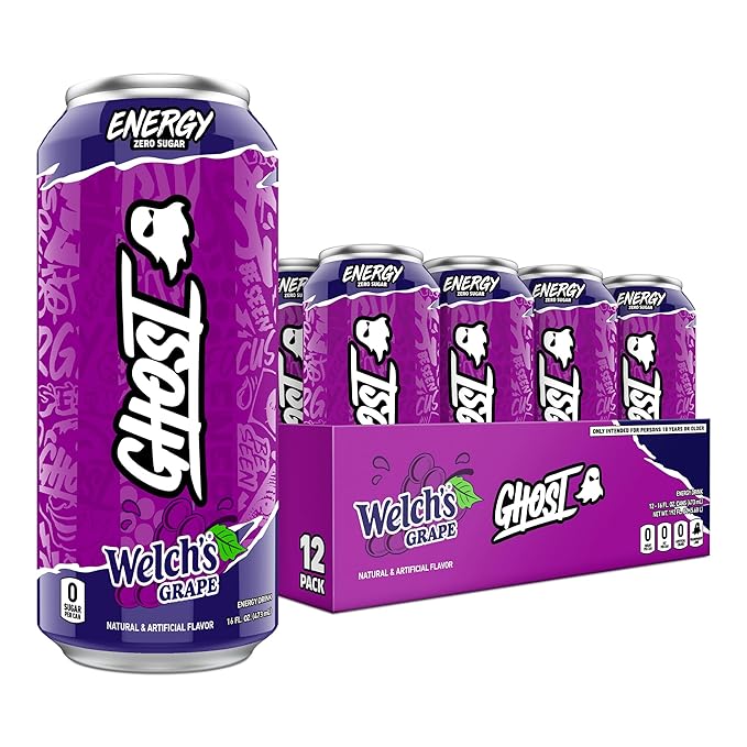 GHOST ENERGY - WELCH'S GRAPE -16FLOZ