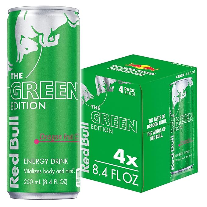 Red Bull Green Edition Dragon Fruit Energy Drink, 8.4 Fl Oz