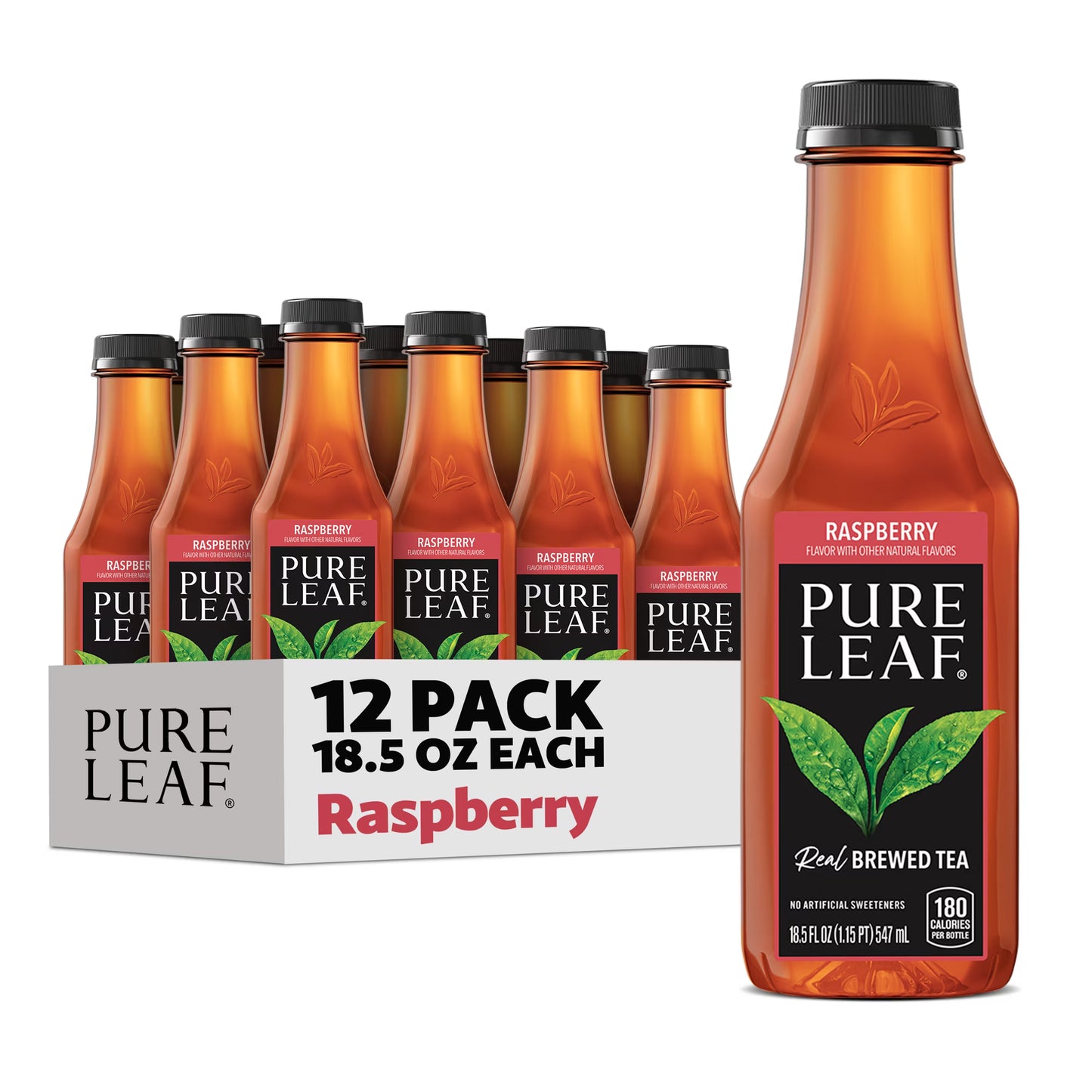 PURE LEAF - RASPBERRY TEA -18.5OZ -12PK