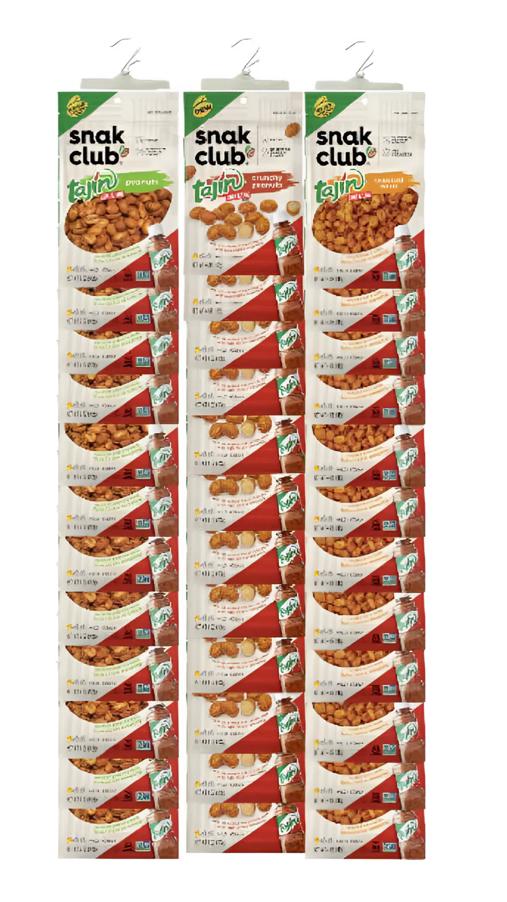 SNAK CLUB - SC-CS-RS-TAJIN-RESEAL CLIP STRIP TRIO 36 BAGS