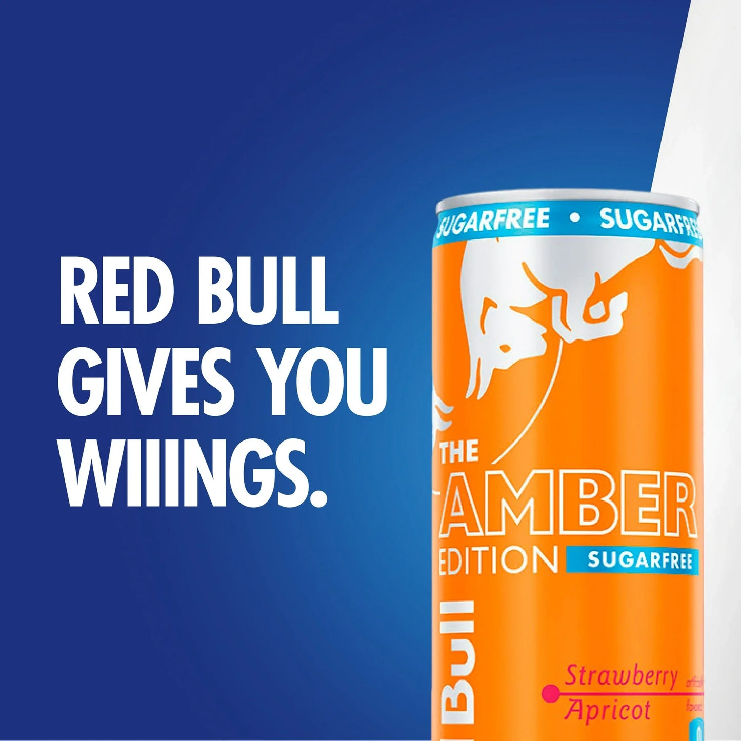 Red Bull® The Amber Edition Sugar Free Strawberry Apricot Energy Drink - 8.4 oz