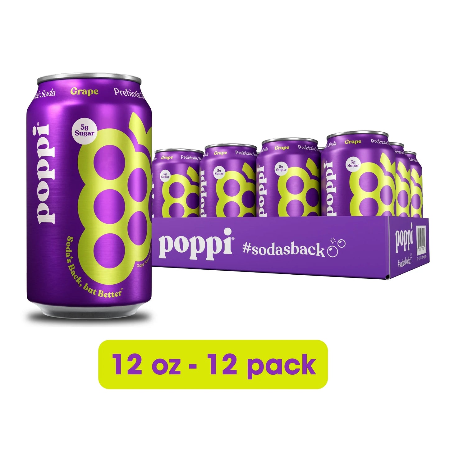 POPPI GRAPE CAN 12/ 12OZ