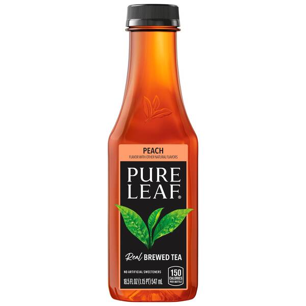 PURE LEAF - PEACH TEA - 18.5OZ -12PK