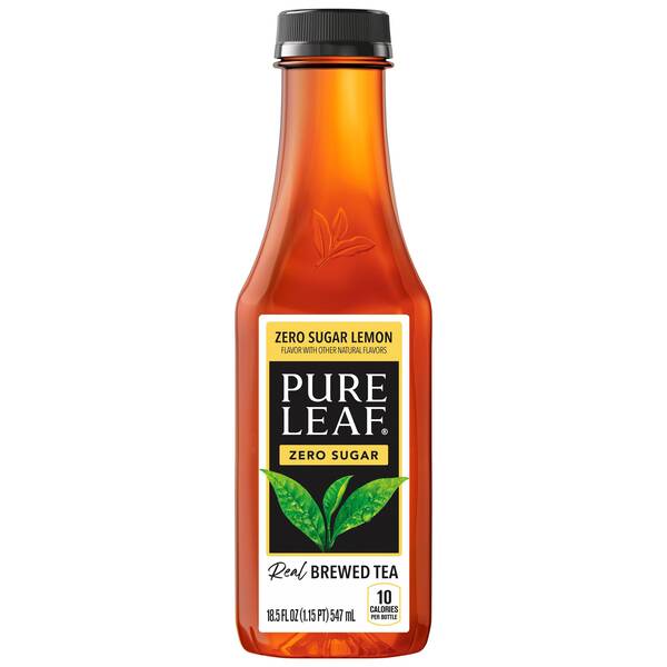 PURE LEAF - LEMON ZERO TEA -18.5OZ - 12PK