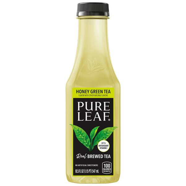 PURE LEAF - HONEY GREEN TEA -18.5OZ -12PK