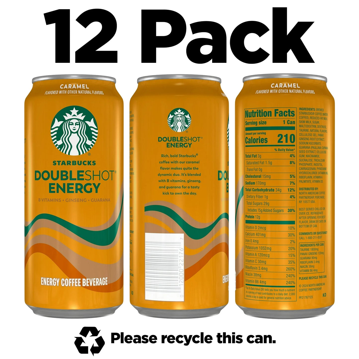 STARBUCKS -  DBLSHT CARAMEL - 15OZ