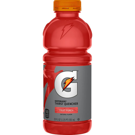 GATORADE - FRUIT PUNCH -20OZ (3X8 PK)