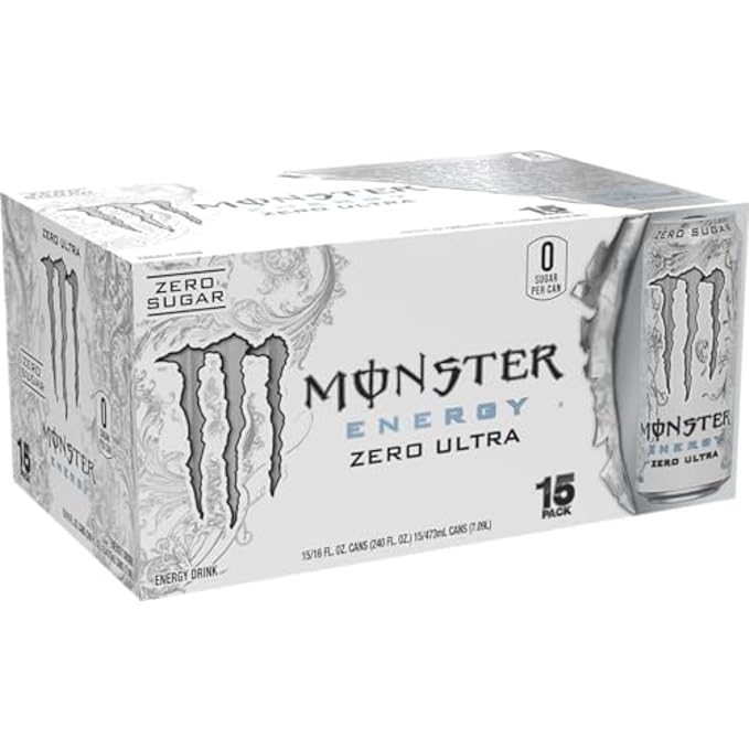 Monster Energy Zero Ultra, 16 FLOZ