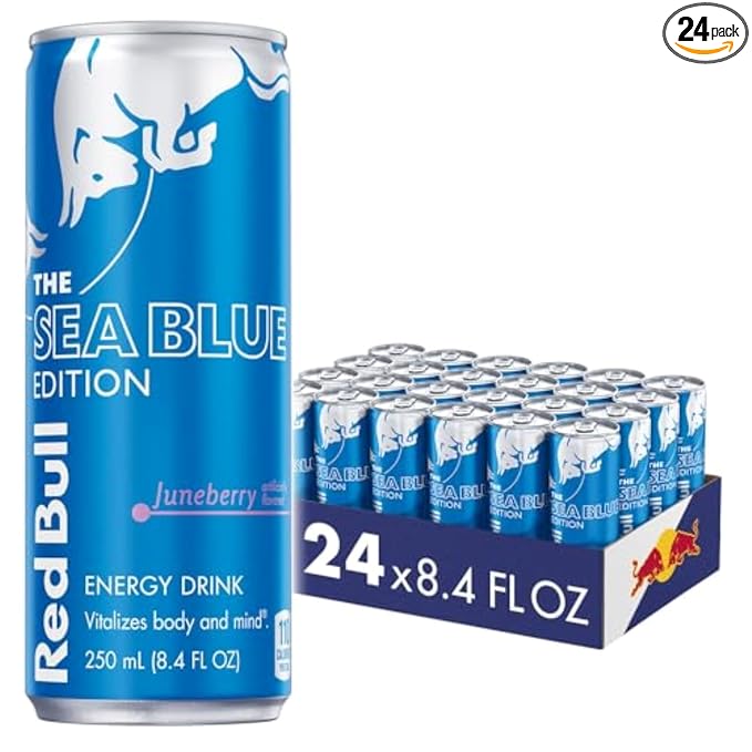 Red Bull Sea Blue Edition Juneberry Energy Drink, 8.4 Fl Oz
