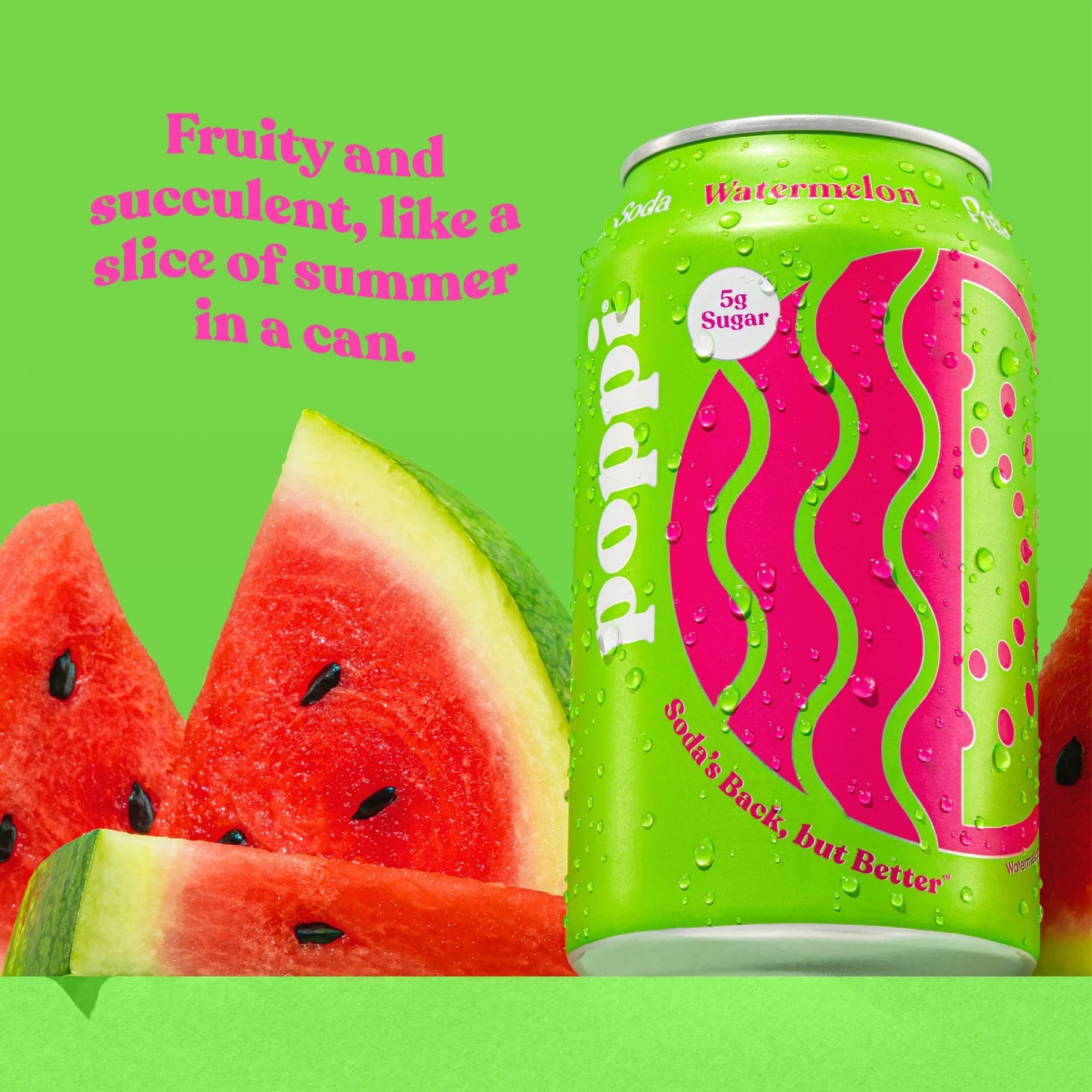 POPPI WATERMELON CAN 12/ 12OZ