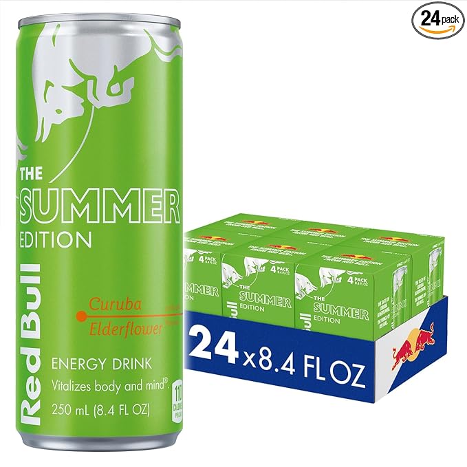 Red Bull Summer Edition Curuba Elderflower Energy Drink, 8.4 Fl Oz