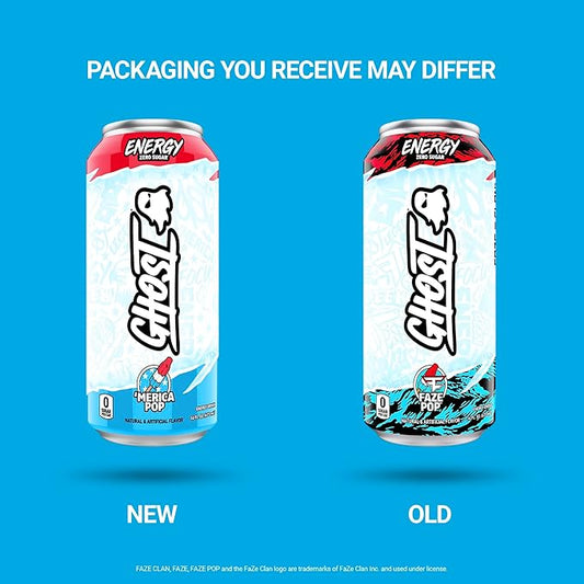 GHOST ENERGY -'MERICA POP -16FLOZ