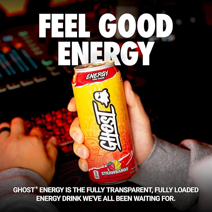 GHOST ENERGY - STRAWBANGO -16FLOZ