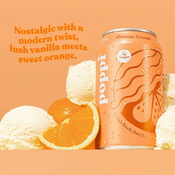 POPPI ORANGE CREAM CAN 12/ 12OZ