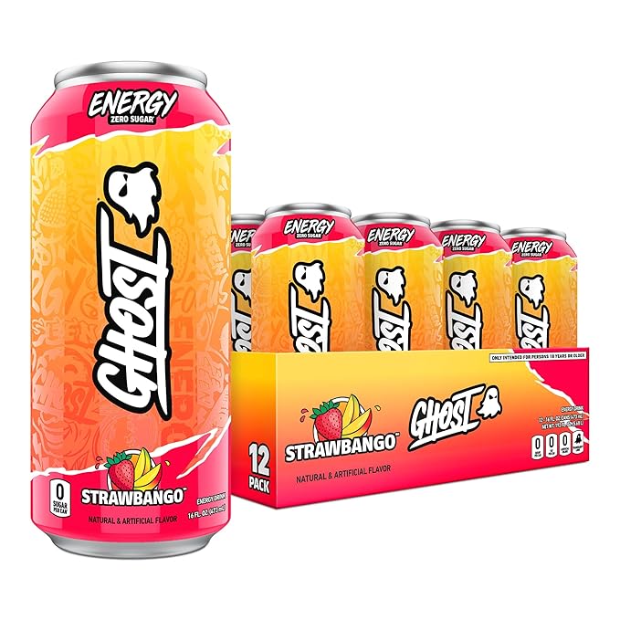 GHOST ENERGY - STRAWBANGO -16FLOZ