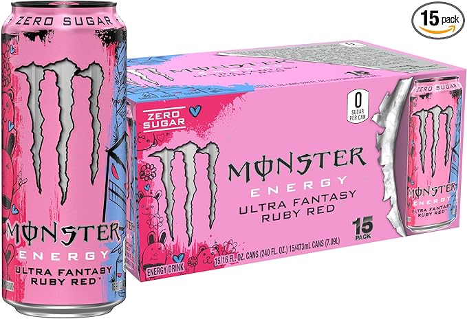 Monster energy ruby red -15.5oz