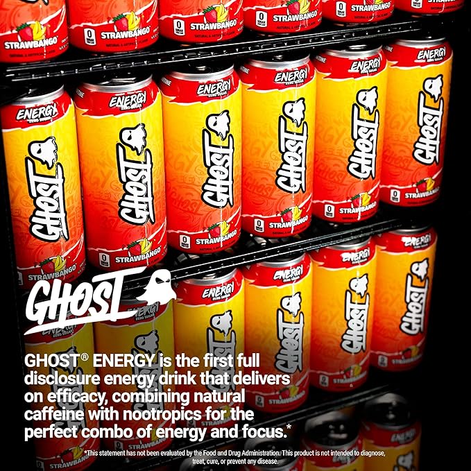 GHOST ENERGY - STRAWBANGO -16FLOZ