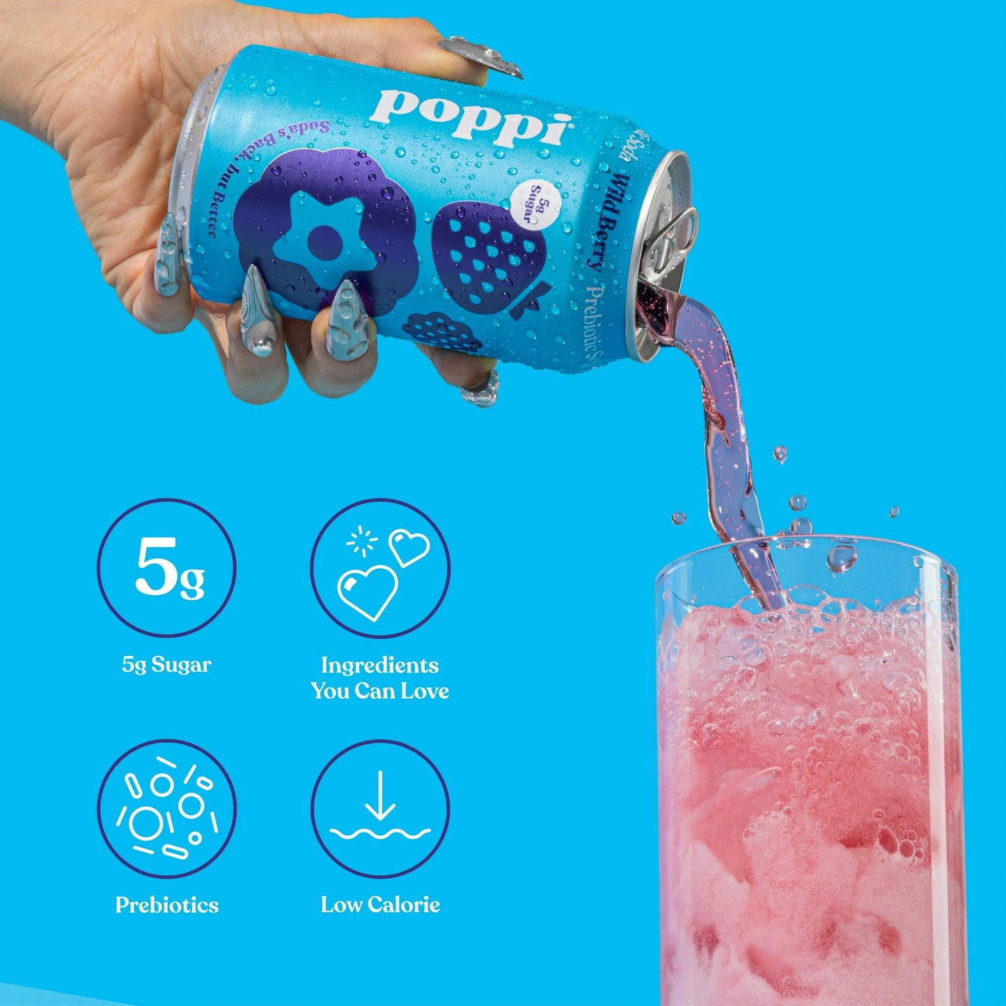 POPPI WILD BERRY CAN 12/ 12OZ