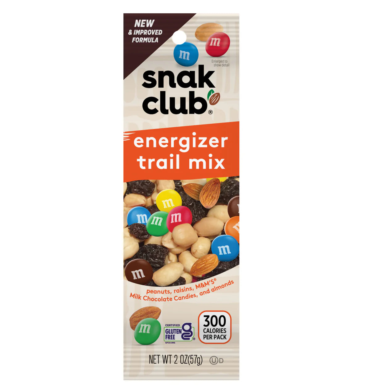 SNAK CLUB - SC-GR-ENERGIZER TRAIL MIX 2oz/12/144