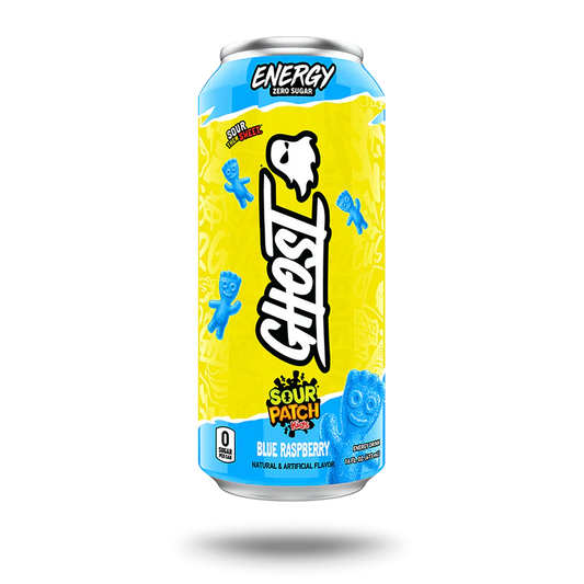 GHOST Energy Drink - 12-Pack, Sour Patch Kids Blue Raspberry