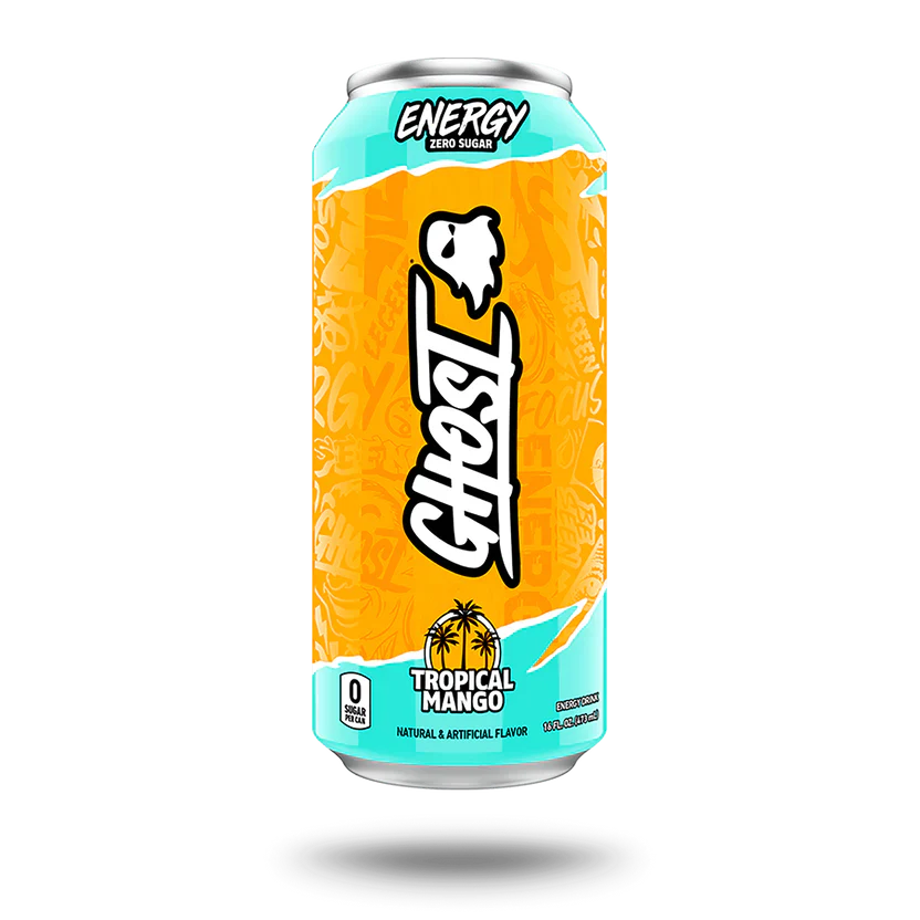 GHOST Energy Drink - 12-Pack, Tropical Mango