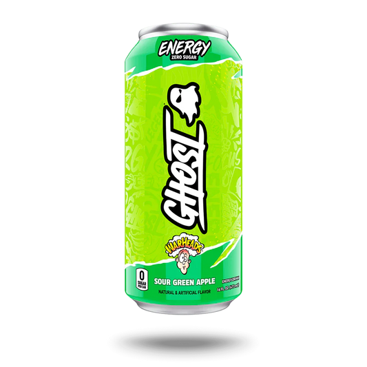 GHOST Energy Drink - 12-Pack, Warheads Sour Green Apple