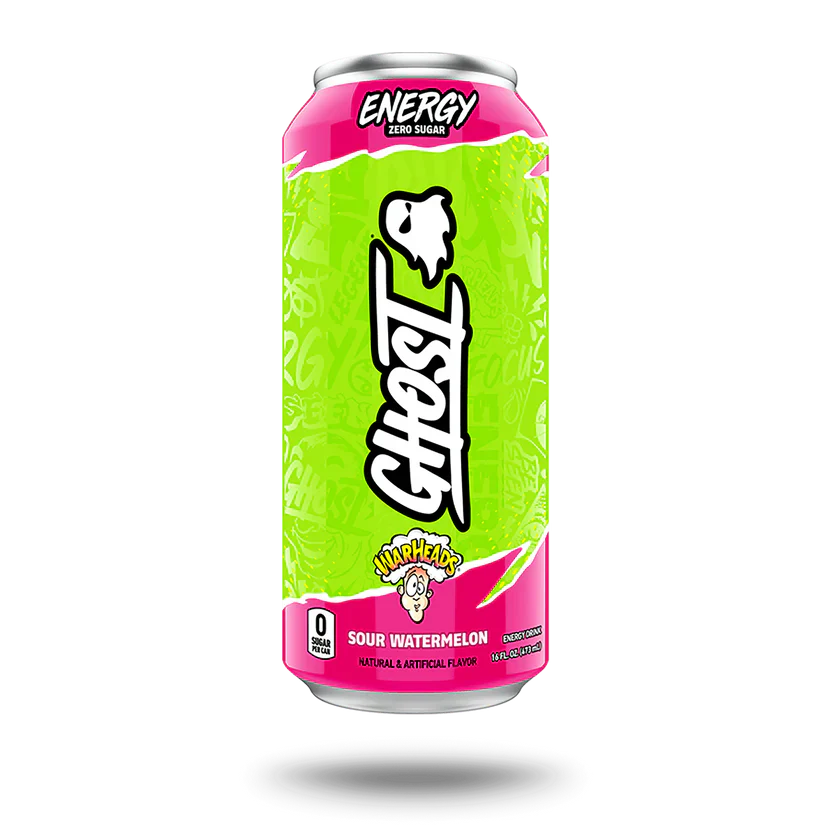GHOST Energy Drink - 12-Pack, Warheads Sour Watermelon