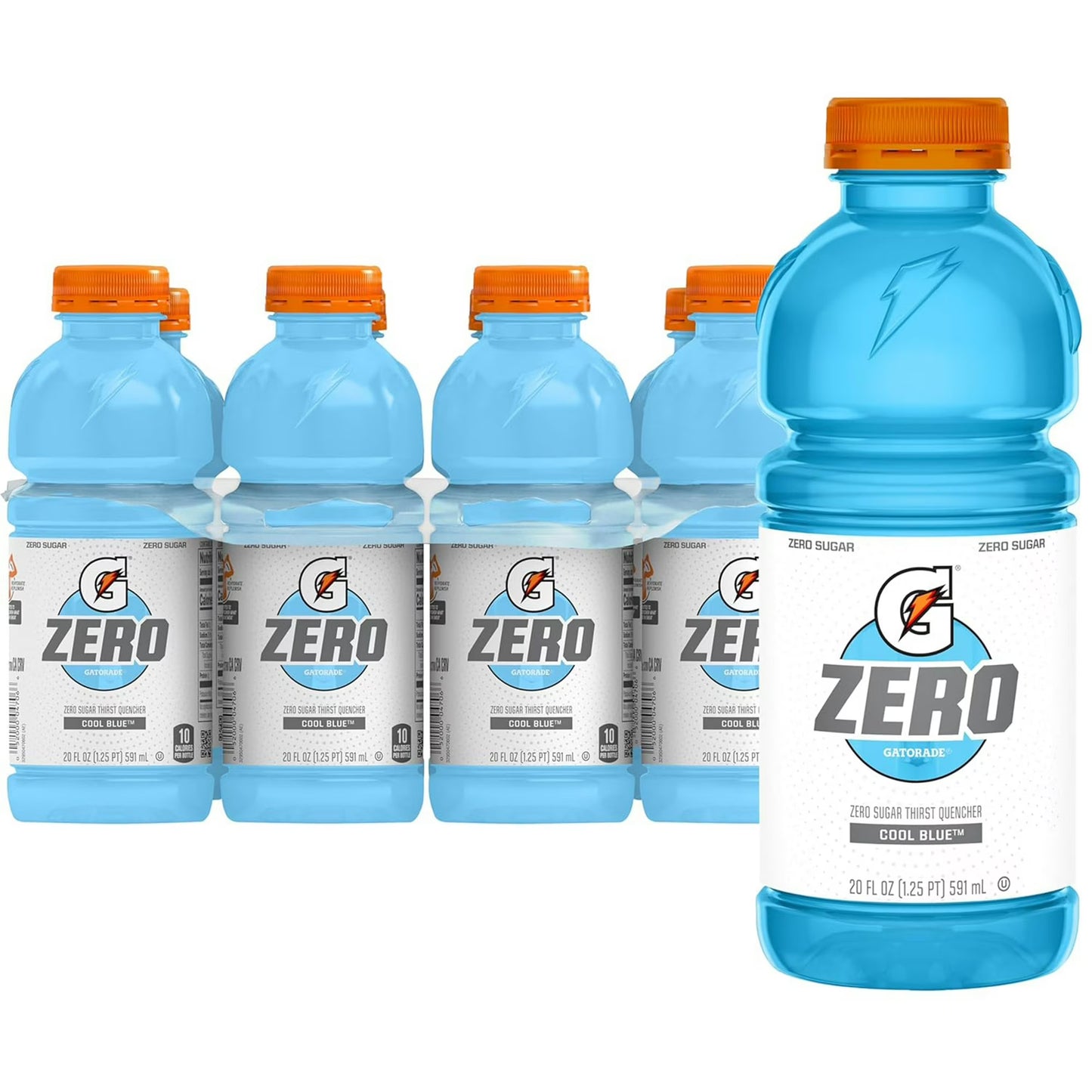 GATORADE -  ZERO COOL BLUE -20OZ (3X8PK)