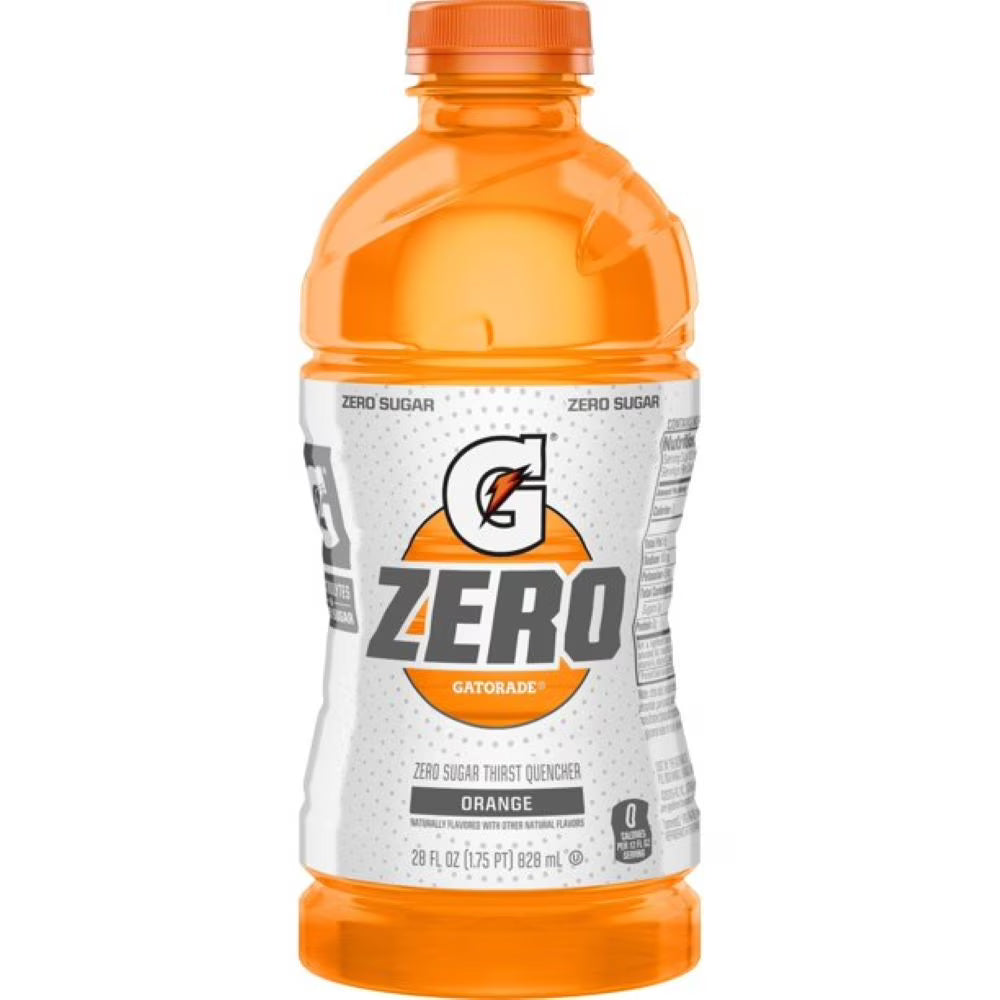 GATORADE -  ZERO ORANGE -28OZ