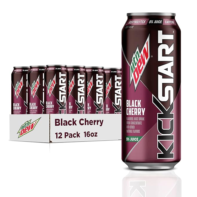 KICKSTART BLACK CHERRY -16oz