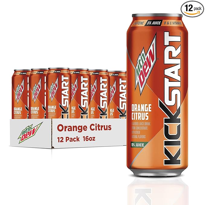 KICKSTART ORANGE -16OZ