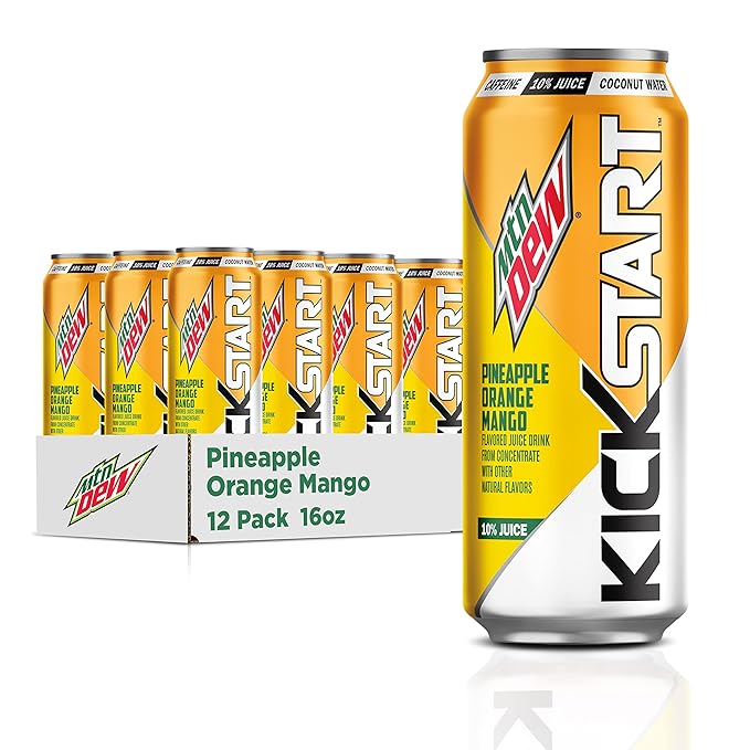 KICKSTART PINEAPPLE ORANGE MANGO -16OZ