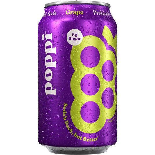 POPPI GRAPE CAN 12/ 12OZ