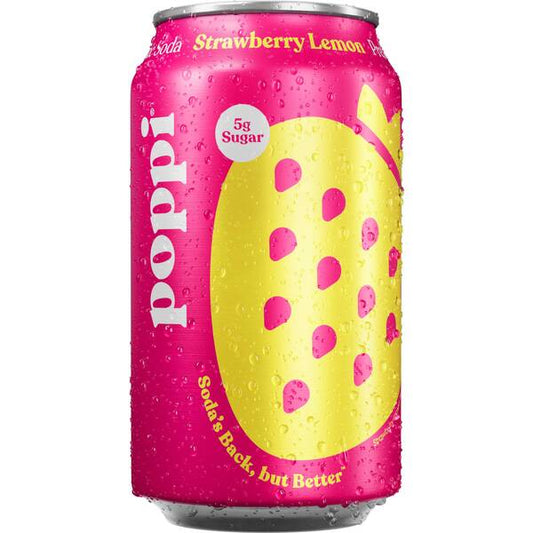 POPPI STRAWBERRY LEMON CAN 12/ 12OZ