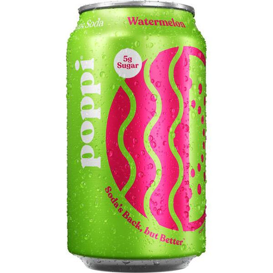 POPPI WATERMELON CAN 12/ 12OZ
